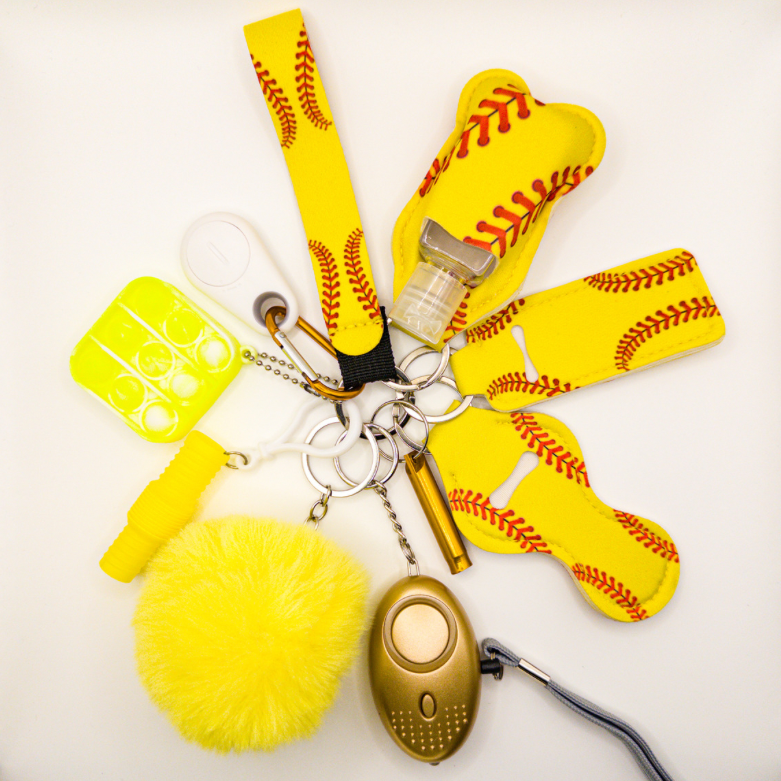 Yellow Self Defense Keychain – Safekey First Co