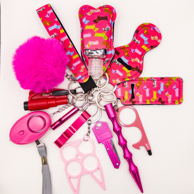 Llavero Defensa Personal Wristlet Vendors Safety Accessories Self Defense  Keychain for Women Birthday Gift - AliExpress